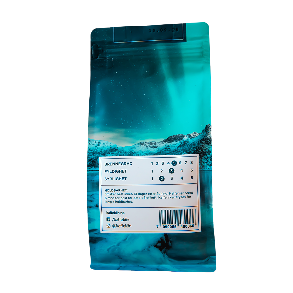 NORDLYS Peru/Brasil vasket organic 100% arabica